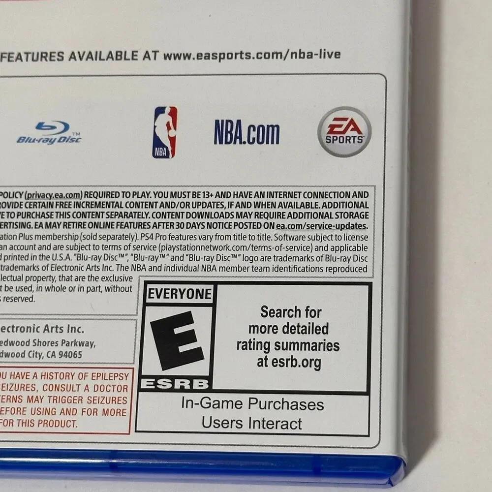 A Sports NBA Live 19 The One Edition Complete With Manual